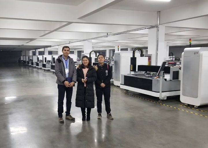 Inspección del cliente alemán de ST-FC3015E