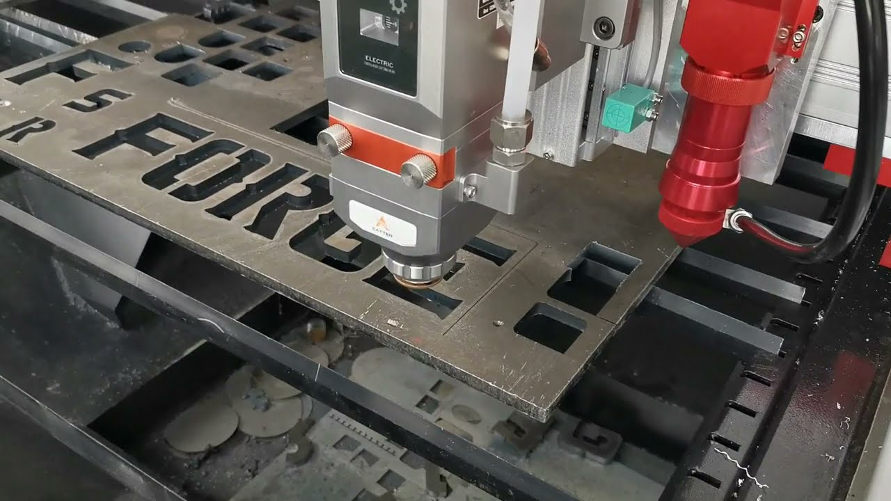 4x8 Combo Fiber + CO2 Laser Cutter for Metal, Wood, Acrylic