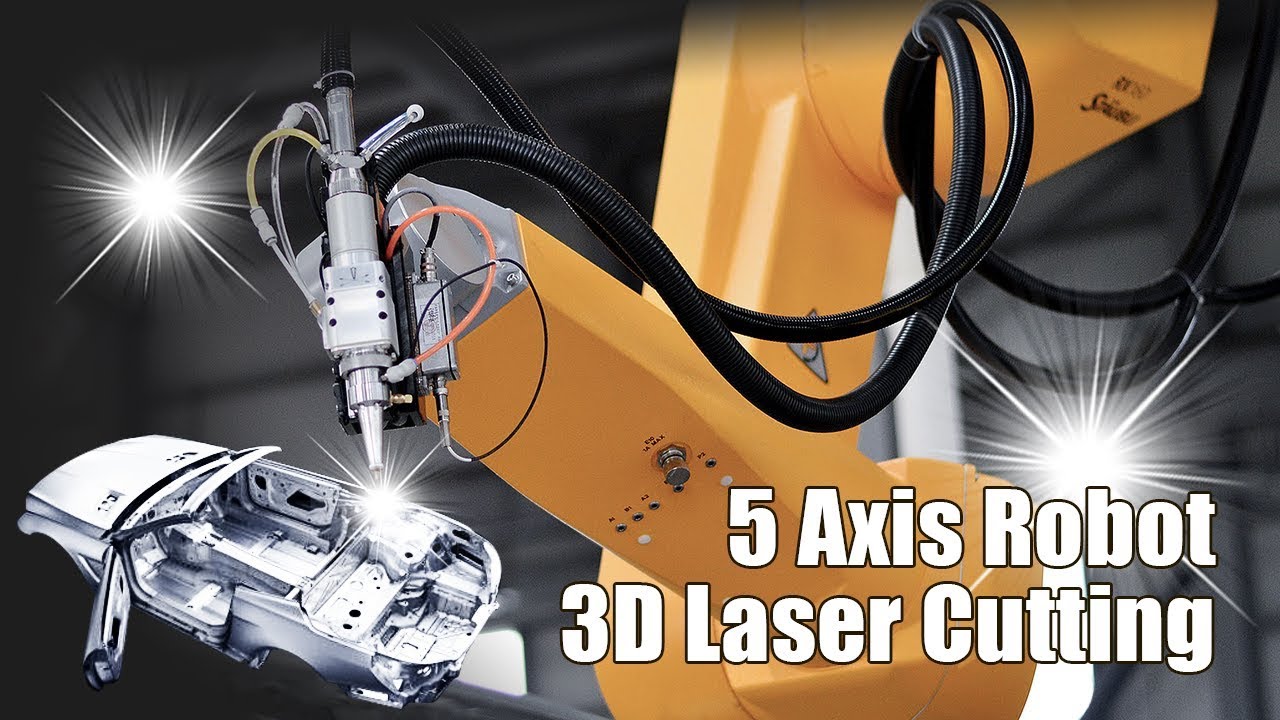 Smart 3D Industrial Fiber Laser Cutting Robot for Metal Fabrication